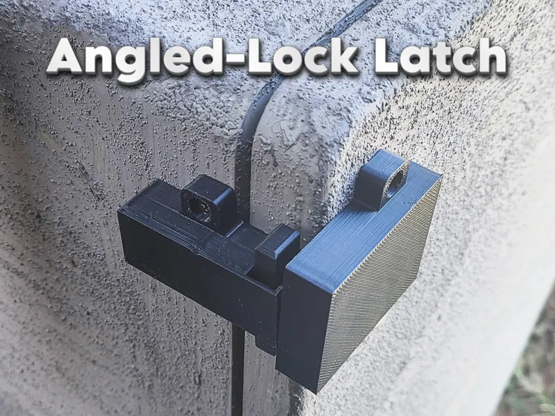 Angled-Lock Latch
