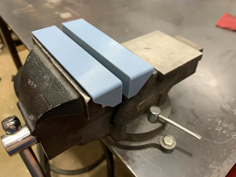Bench Vise Soft Jaw - for 5" Vise - PETG/PLA/TPU