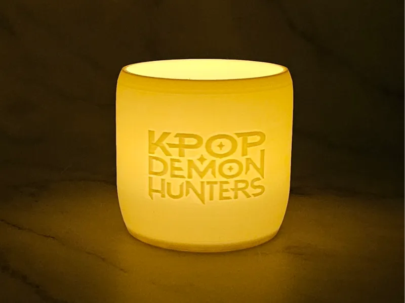 Kpop demon hunters tealight holder