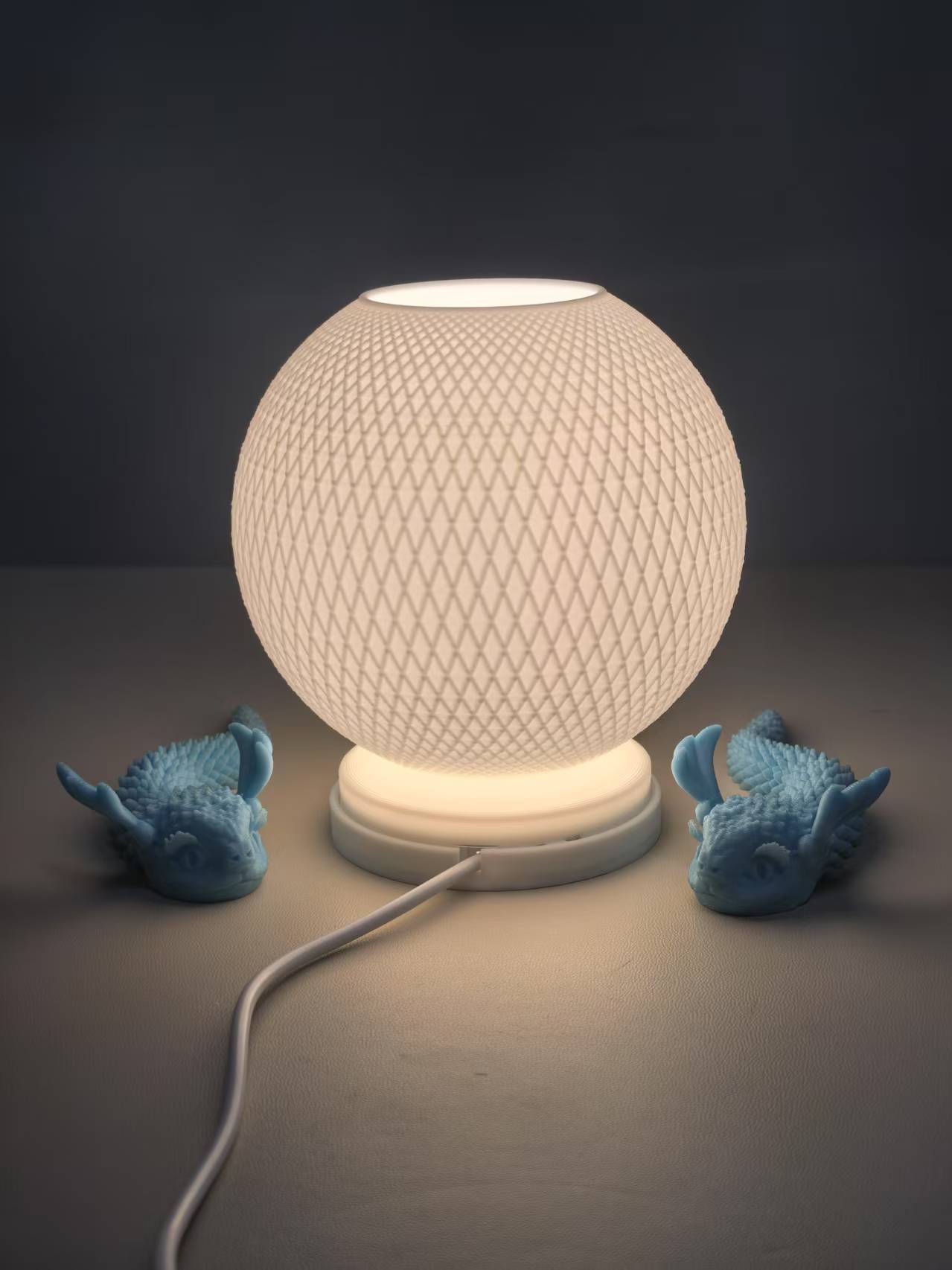 Miniatura 2 do modelo 3D 拓竹LED灯罩（包围版）
