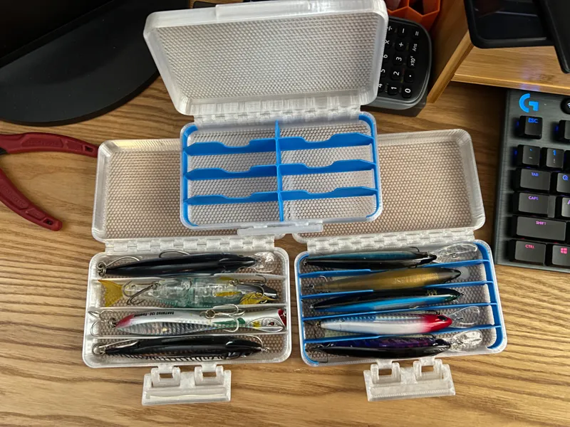 150mm lure box with columns