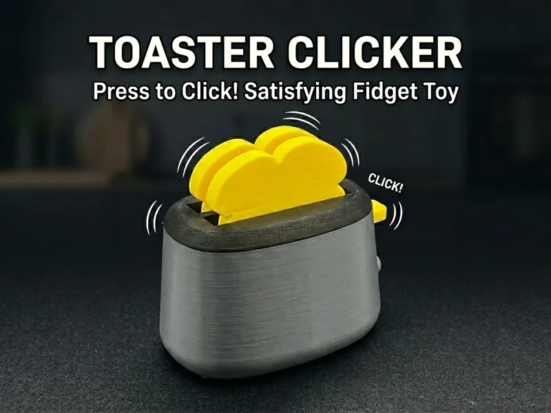 Toaster fidget clicker