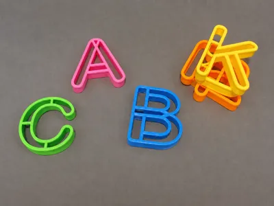 Cookie Cutter Letter