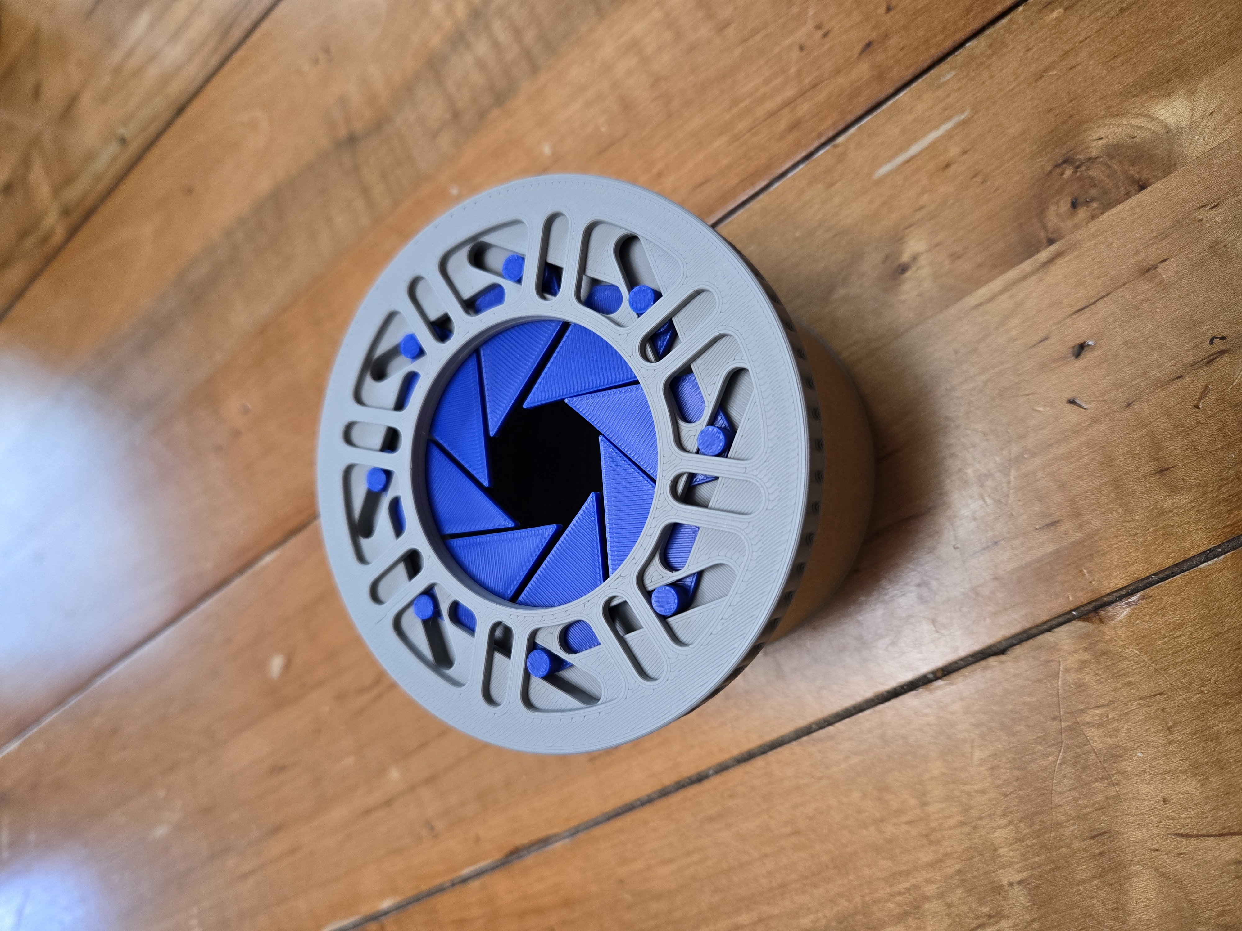 Miniatura 3 do modelo 3D Fully 3D Printed Recycled Iris Box