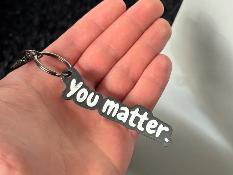 Keychain "You matter".