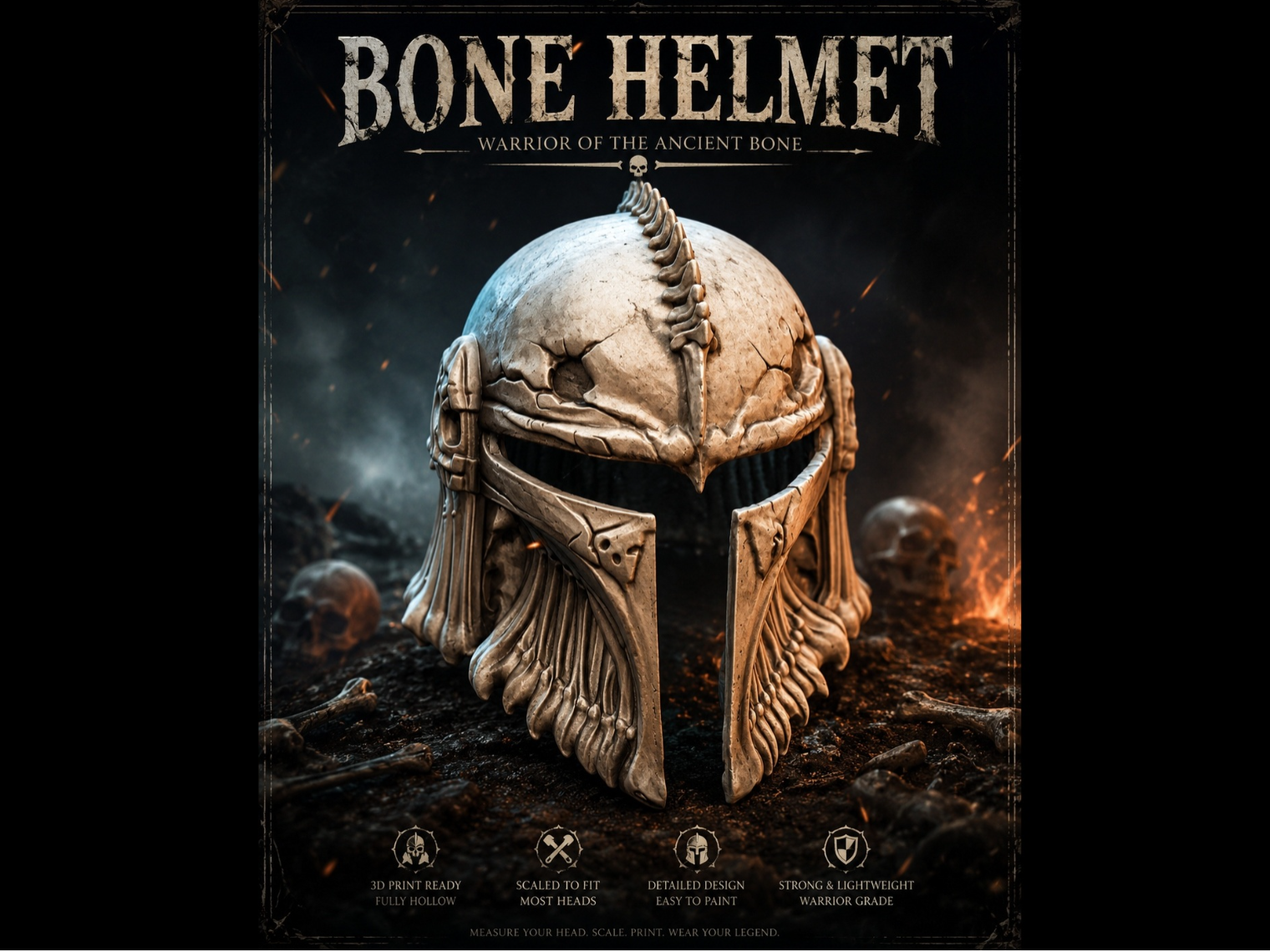 Mandalorian style (Bone Helmet)