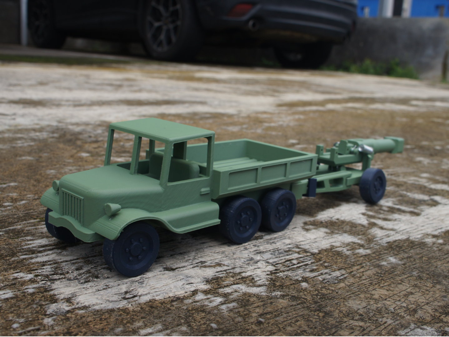 WW2 Military Supply Truck [Can Tow Howitzer]