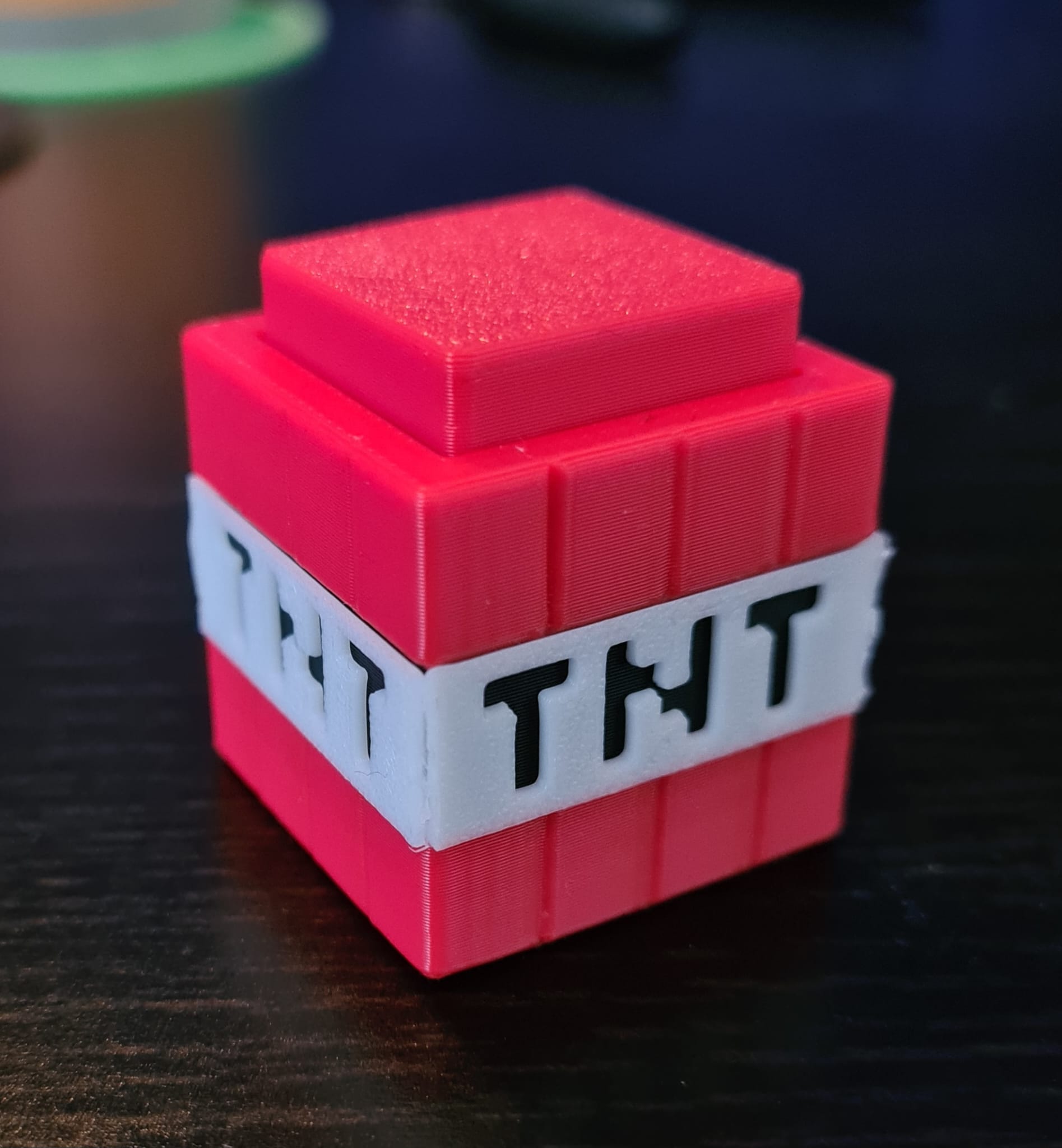 Miniatura 2 do modelo 3D Minecraft TNT Clicker (Multi Color)