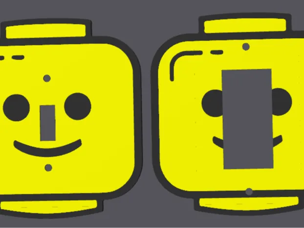 Brick Head - Light Switch Cover