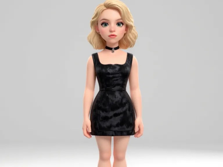 Sydney Sweeney Cartoon Figure