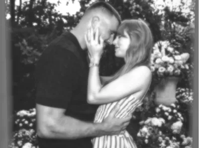 Taylor and Travis Engagement Lithopane Ornament