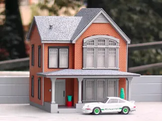 Cozy brick house