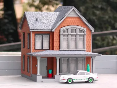 Cozy brick house