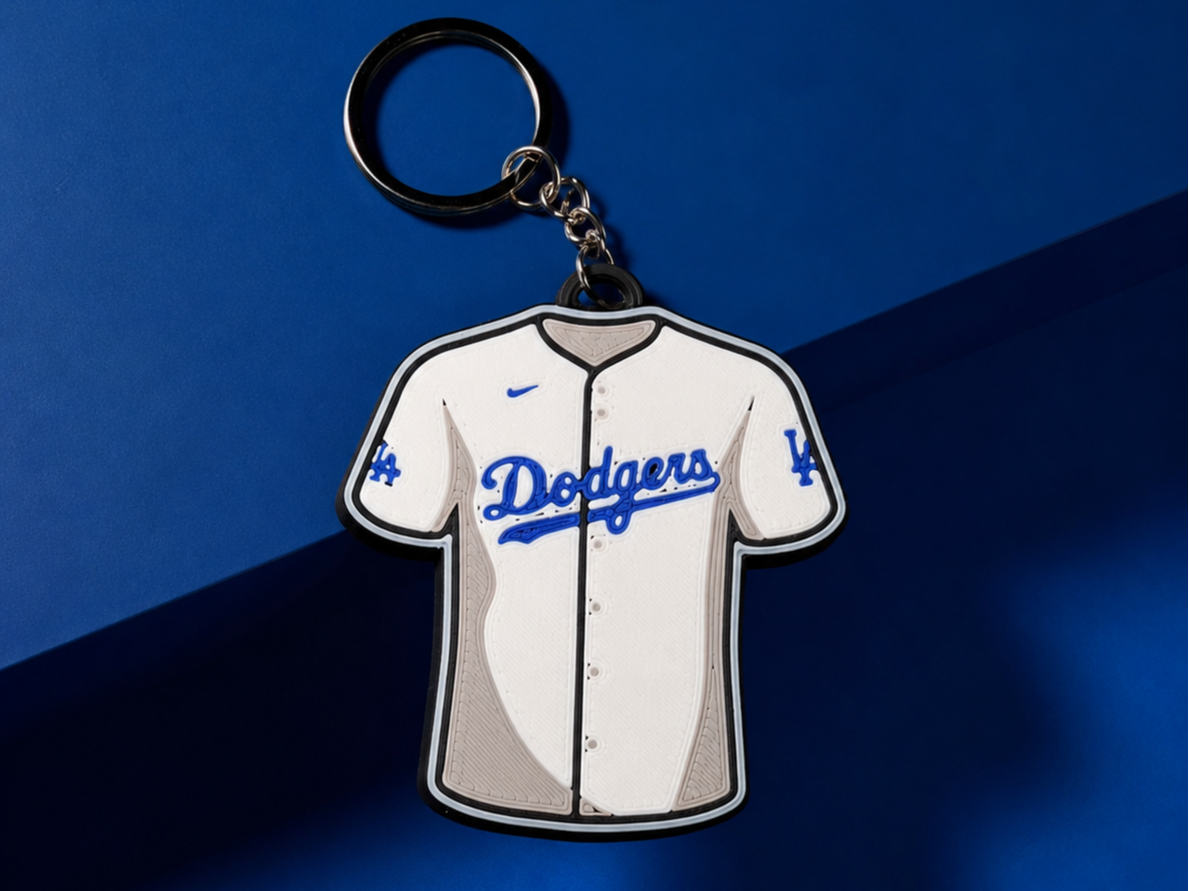 iconic Dodgers-inspired keychain