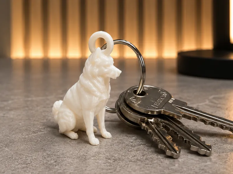Akita Inu - Keychain - Dog - Animal 