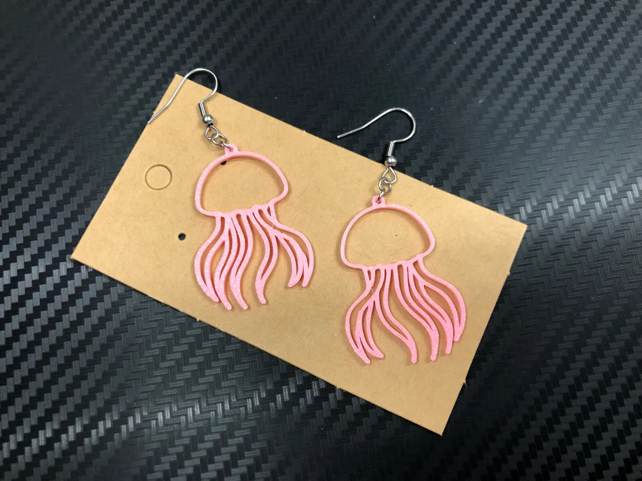 Jellyfish #2 earrings, 0.4 mm nozzle, no AMS view 4