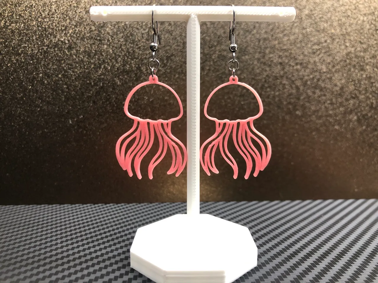 Jellyfish #2 earrings, 0.4 mm nozzle, no AMS view 2