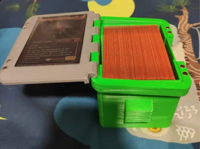 Dumpster deckbox for your trash deck (parametric)
