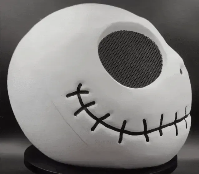 Jack Skellington Full Head Mask w/ Magnet Latch