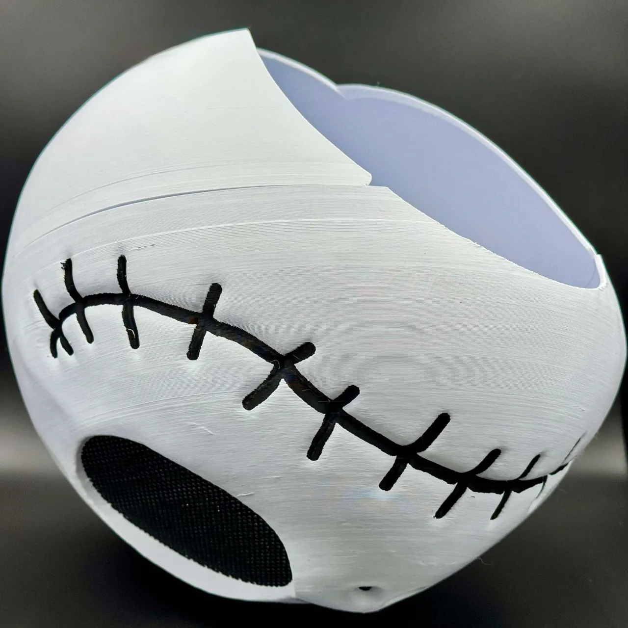 Jack Skellington Full Head Mask w/ Magnet Latch view 3