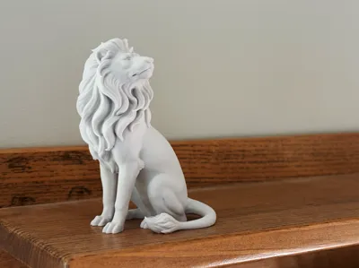 Male Lion Statue