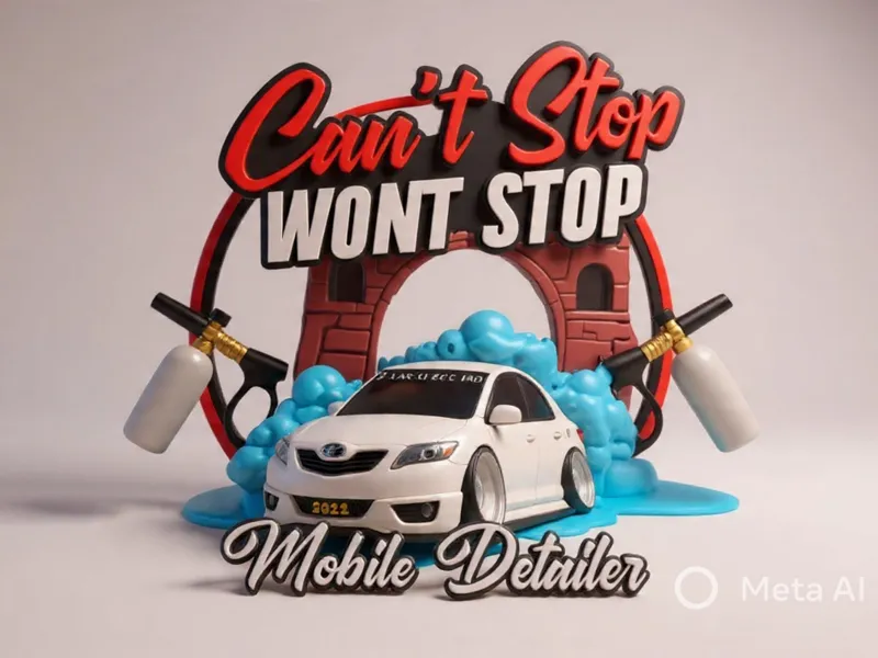 Can’t stop won’t stop mobile Detailer 