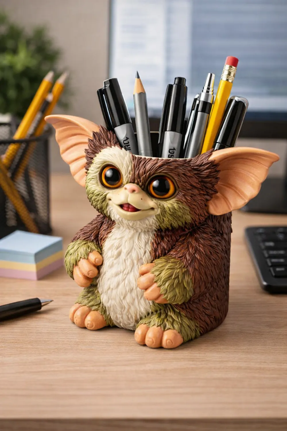 Cute Gremlin Desk Organizer - Free 3D Print Model - MakerWorld