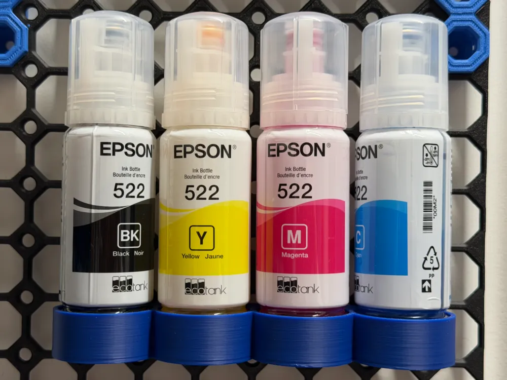 Epson 522 Ink Bottle Holder – Multiboard Rack by timcalvin MakerWorld ...