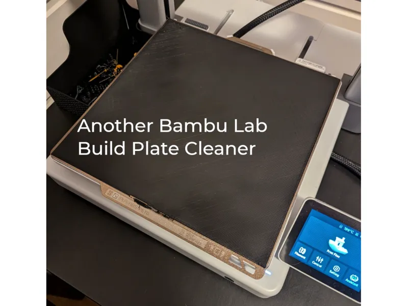 Another Bambu Lab A1/P1S Bed cleaner with Tab - V1