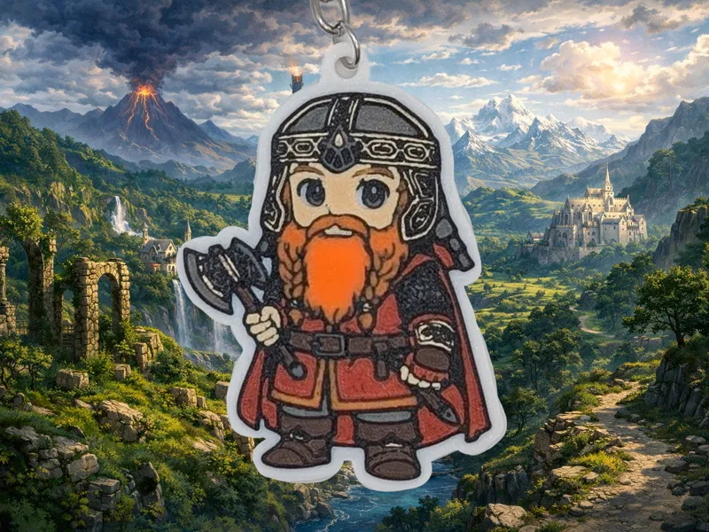 Llavero Gimli el señor de los anillos