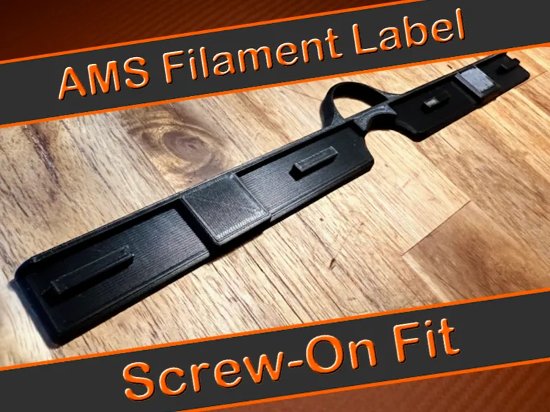 AMS Filament Label Bracket