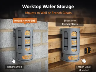 Worktop Wafer Wall / French Cleat Mount