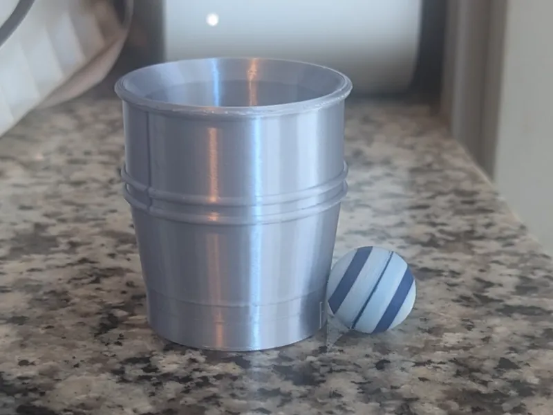 Chop cup and ball