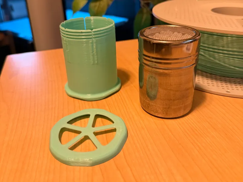 Powder Shaker Spool Adapter for Bambu Spools