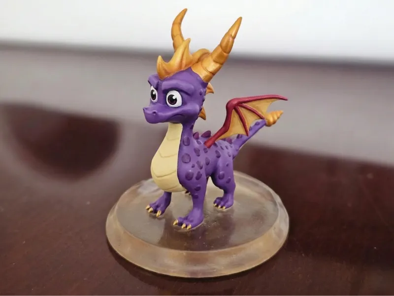 Classic Purple Dragon Miniature (Spyro Inspired)