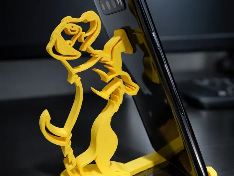 Cute Dog phone stand slot together holder