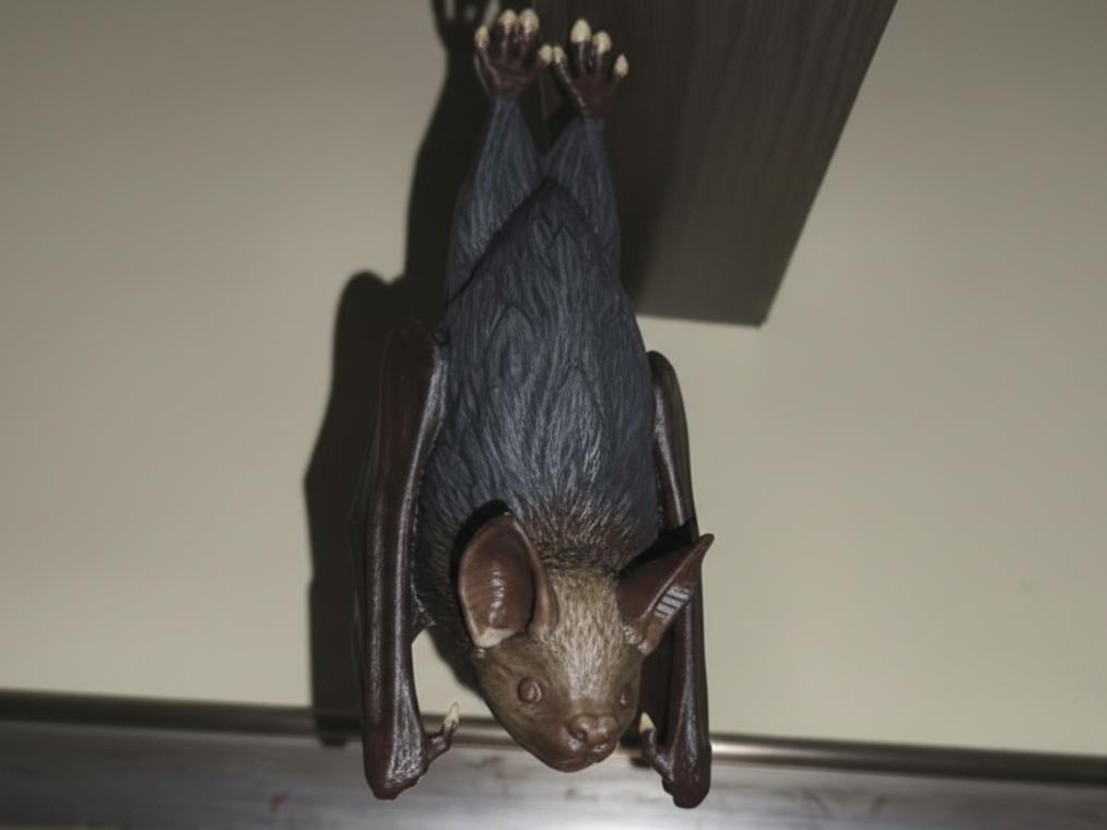 Hanging Bat - Highly Detailed Split Model