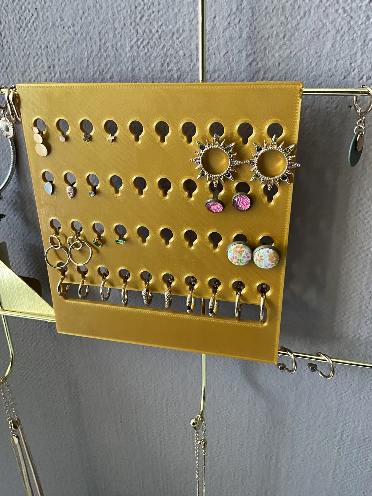Earring wall for IKEA MYRHEDEN view 3