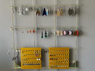Earring wall for IKEA MYRHEDEN