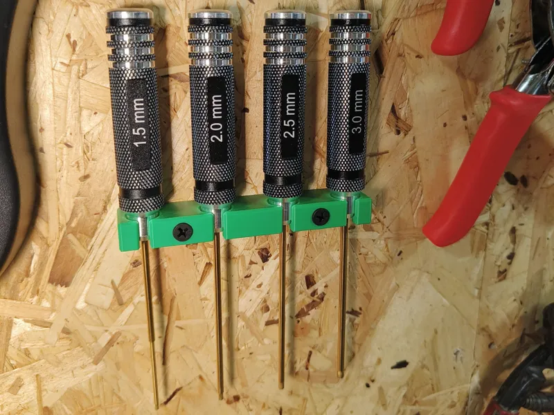 Ultimate Allen Key Wall Mount  1.5mm-3mm Organizer