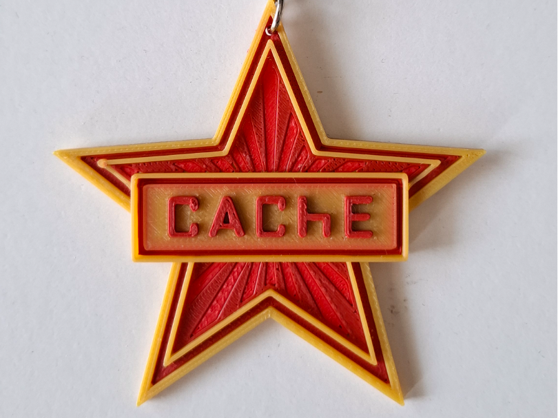 Counter Strike Cache Map Keychain