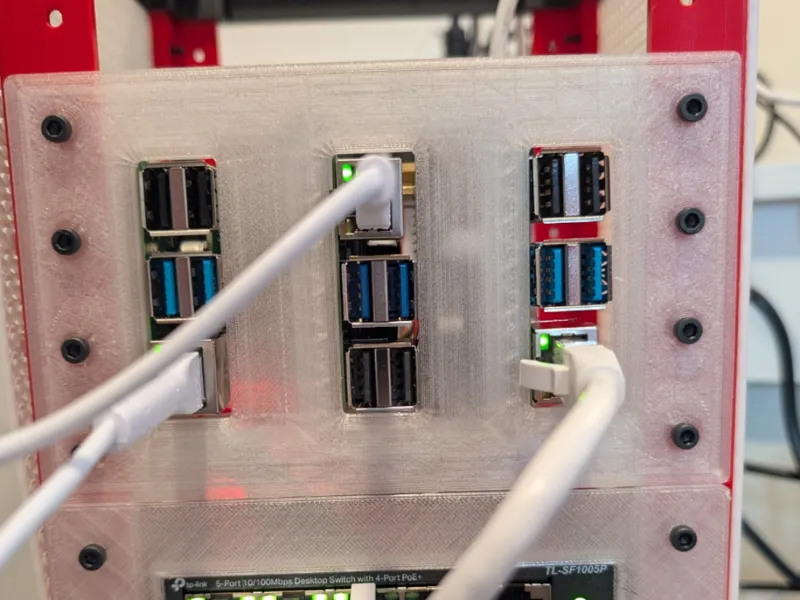 MicroLab Raspberry Pi 3X Cluster (2U)