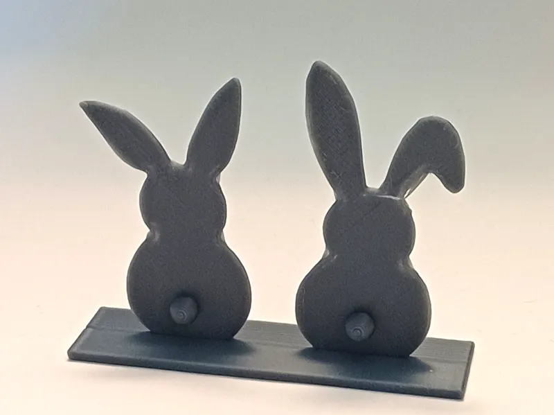 cute bunny easter decor