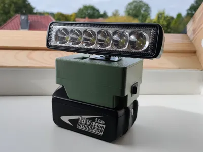 18V Makita LED Worklight M609 Voltage Cutoff