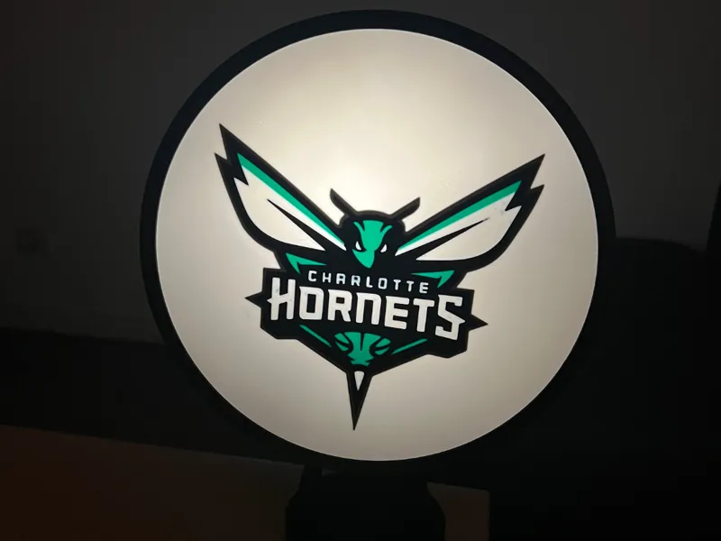 LOGO NBA LIGHTBOX CARLOTTE HORNETS