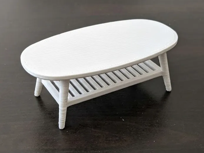 Estante o repisa: Retro Coffee Table. Referencia del modelo original.