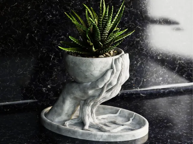 Roots Flower Pot