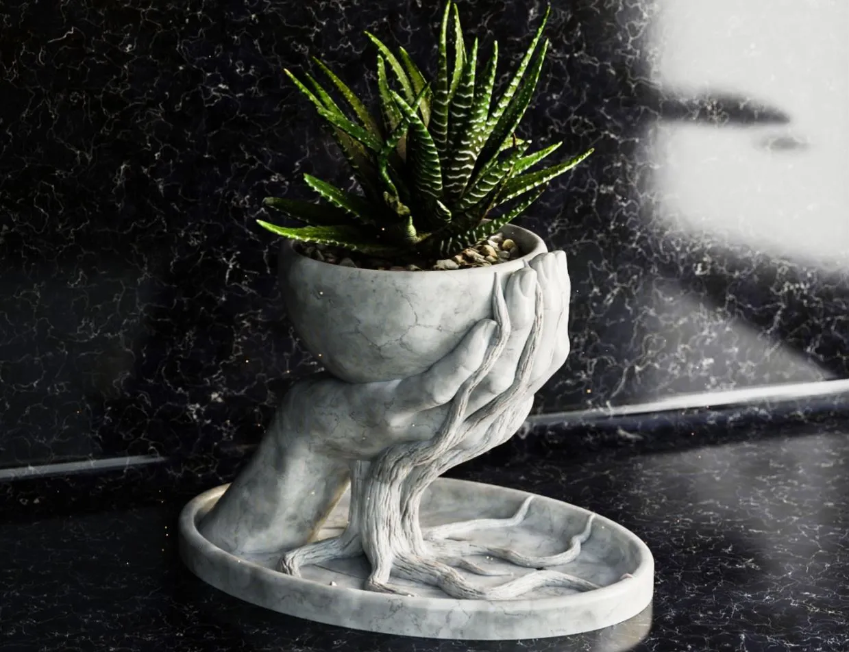 Roots Flower Pot view 2