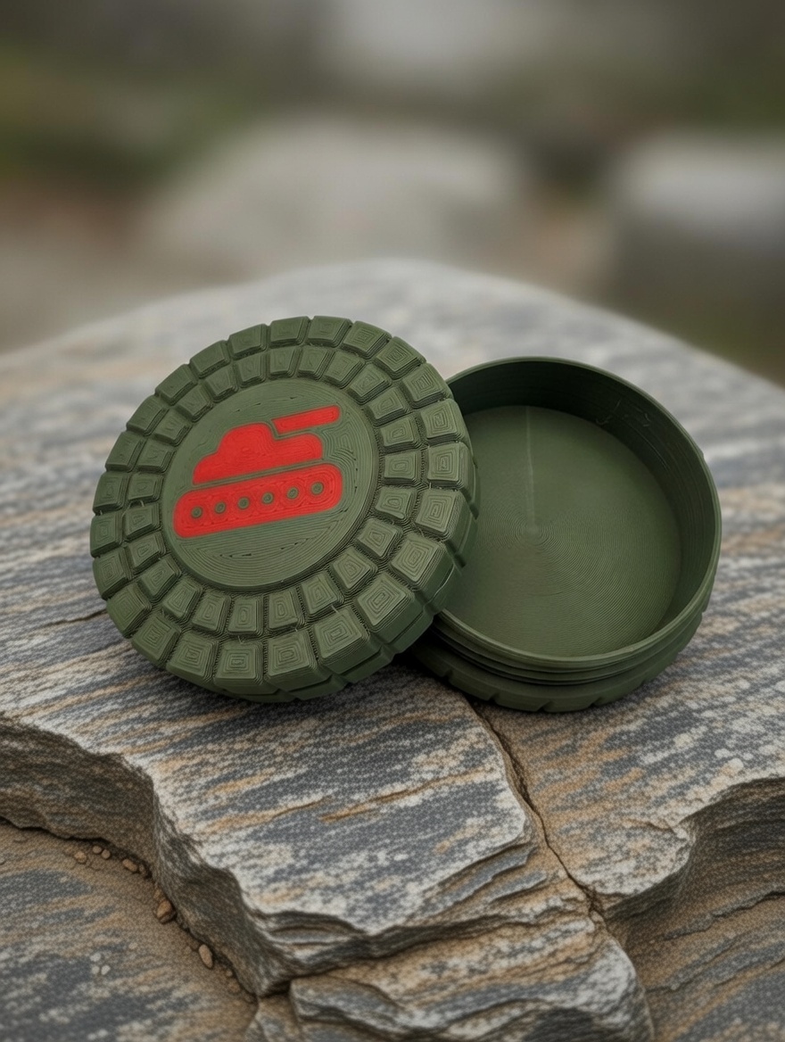 Miniatura 7 do modelo 3D EDC Pocket Container-Frag Pattern