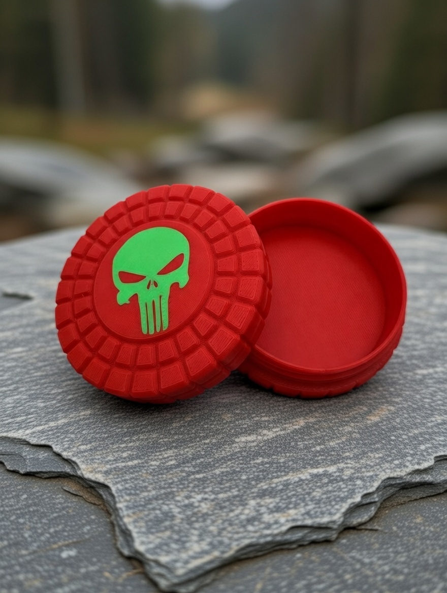 Miniatura 1 do modelo 3D EDC Pocket Container-Frag Pattern